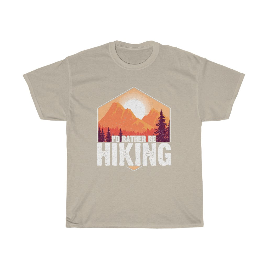 I'D Rather Be Hiking T-shirt - HATZILAA