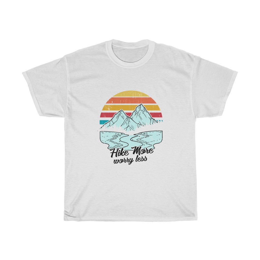 Hike More Worry Less T-shirt - HATZILAA