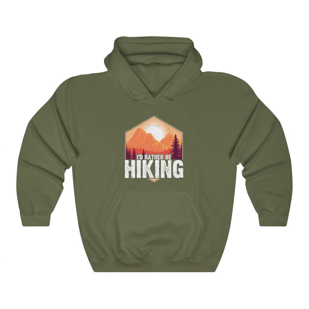 I'D Rather Be Hiking Hoodie - HATZILAA